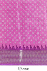 Lavender semi dola festive saree