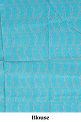 Leaf vine detailing for blouse