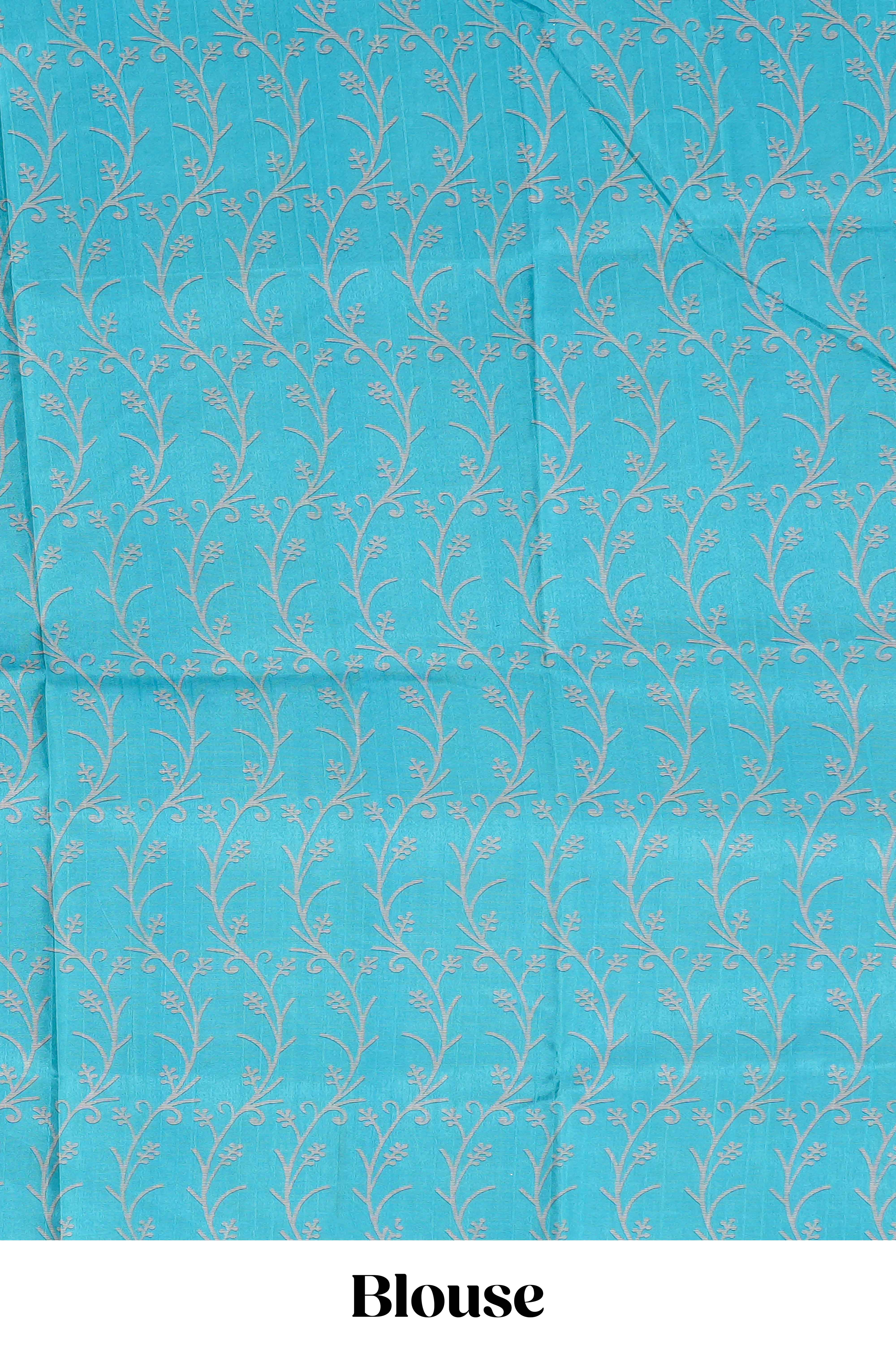 Leaf vine detailing for blouse
