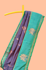 Leaf zari butti