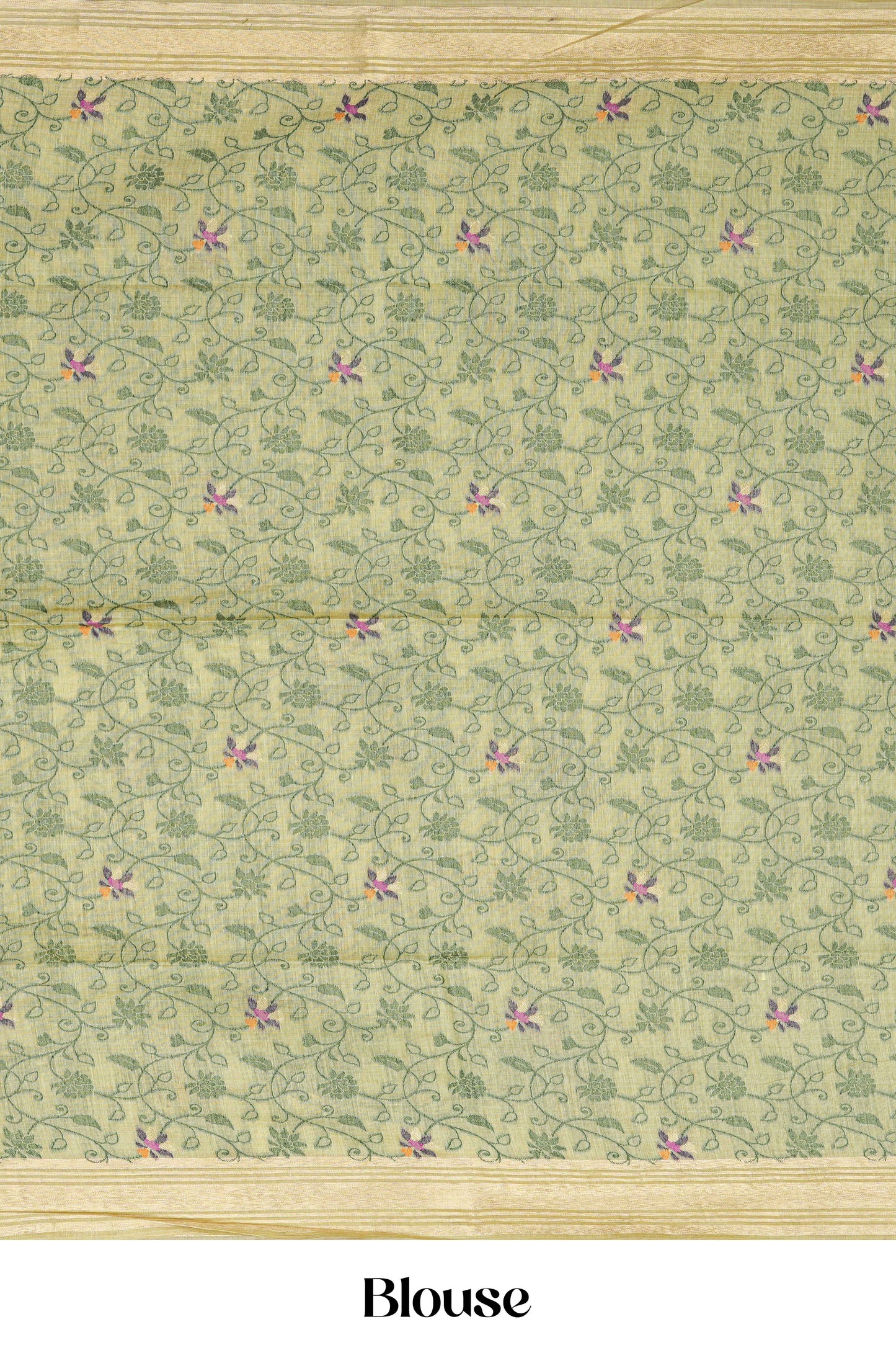 Light green elegant woven saree