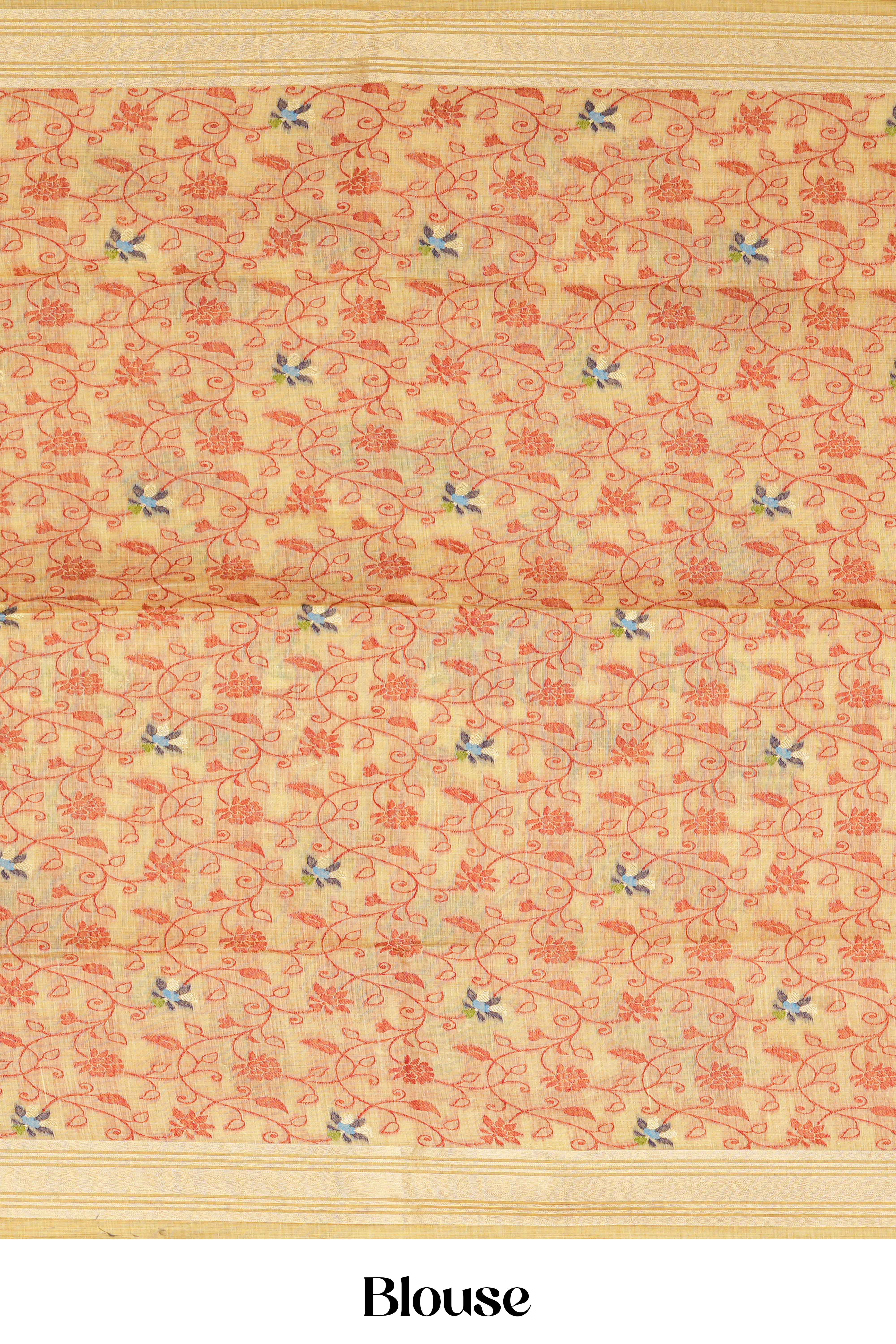 Light yellow graceful drape