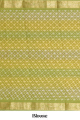 Luxury festive green drape