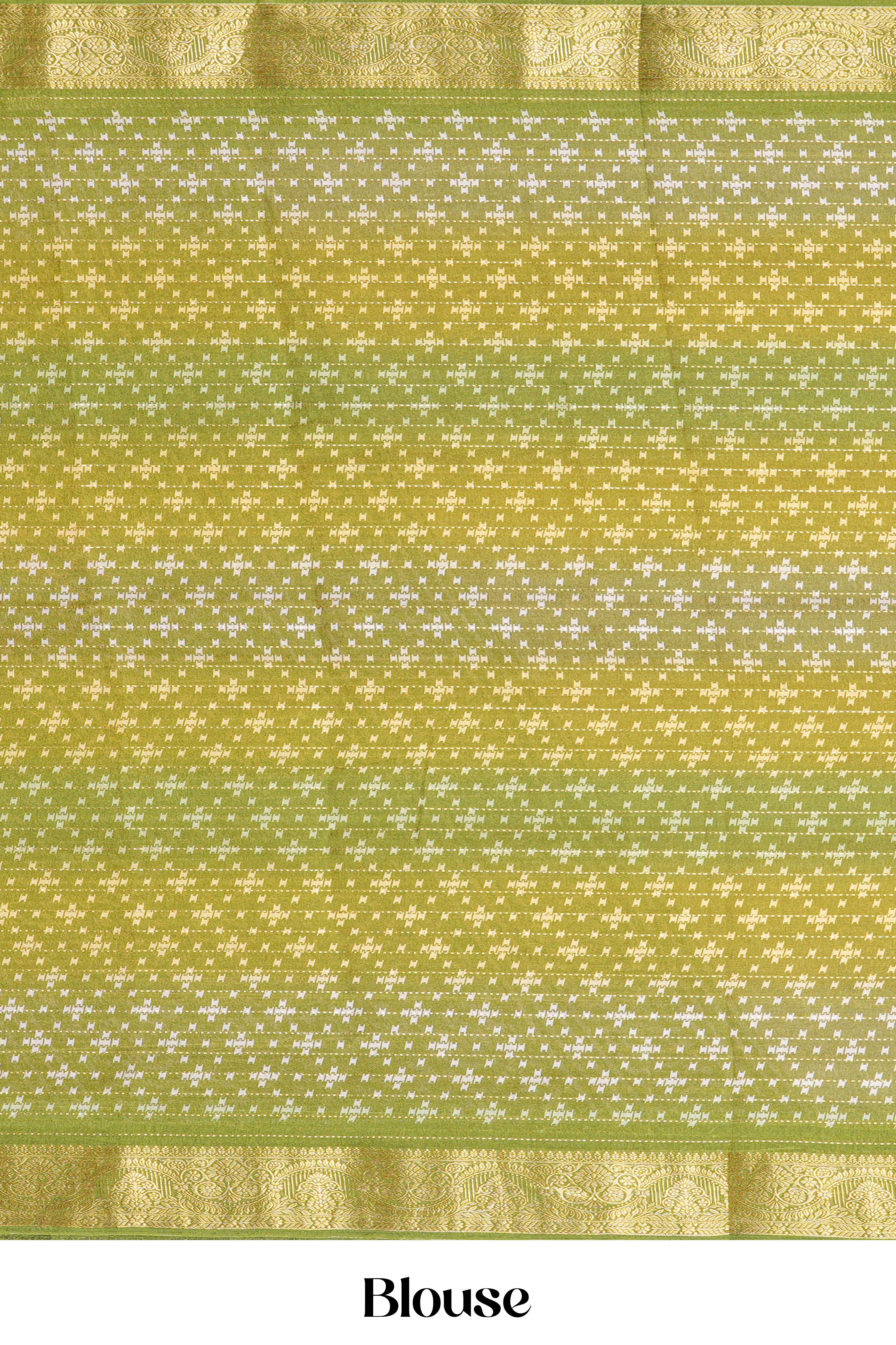 Luxury festive green drape