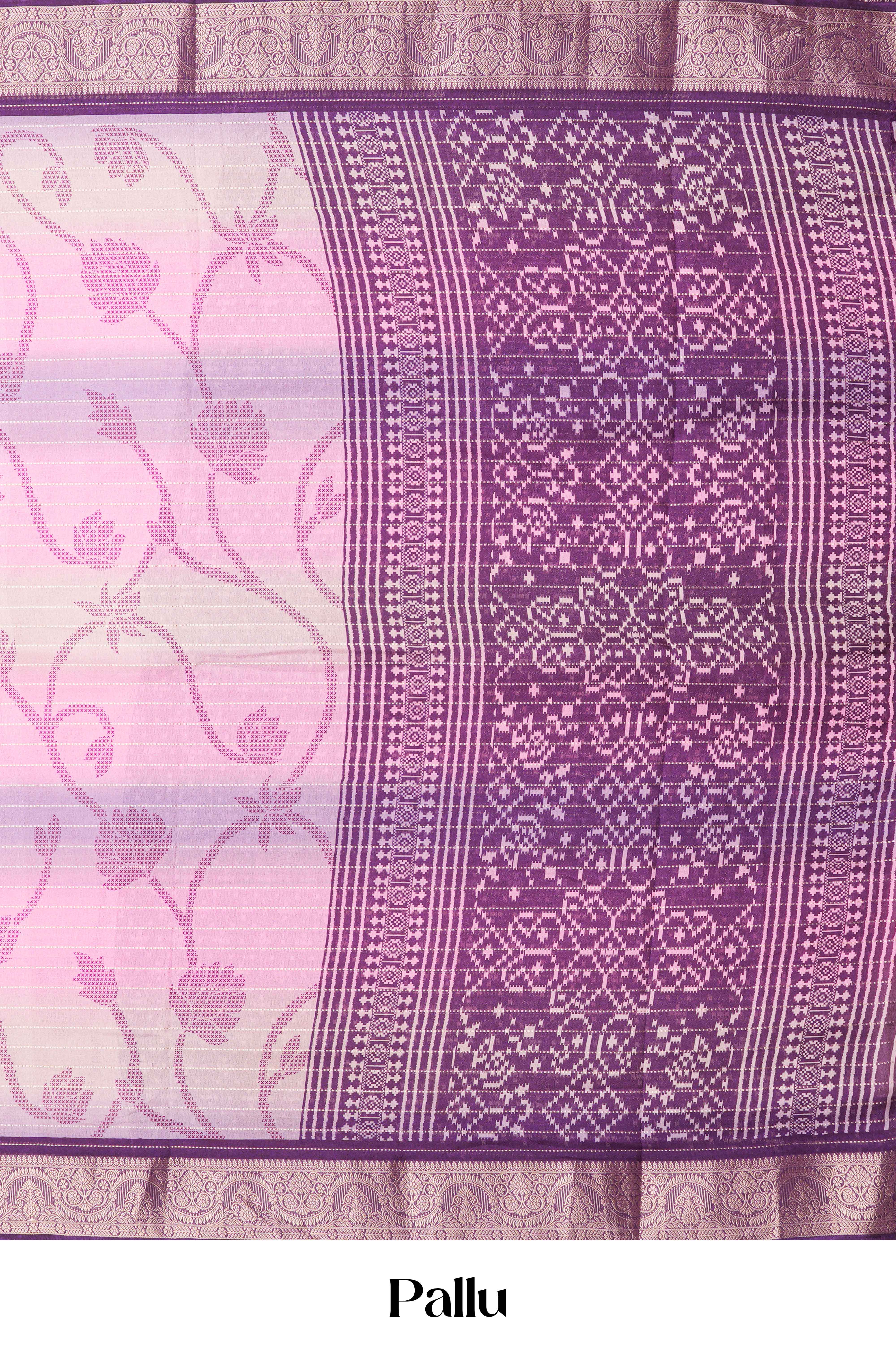 Luxury festive purple drape