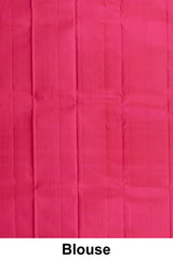 Magenta wedding silk saree
