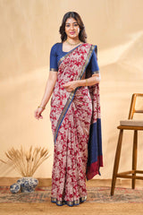 Maroon Elegant occasion drape