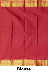 Maroon wedding silk saree