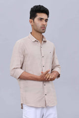 Mens slim satin shirt