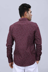 Modern mens cotton shirt