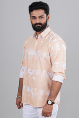 Modern printed yellow shirt