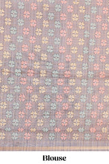 Multicolor casual chanderi saree