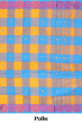 Multicolor chettinad cotton saree