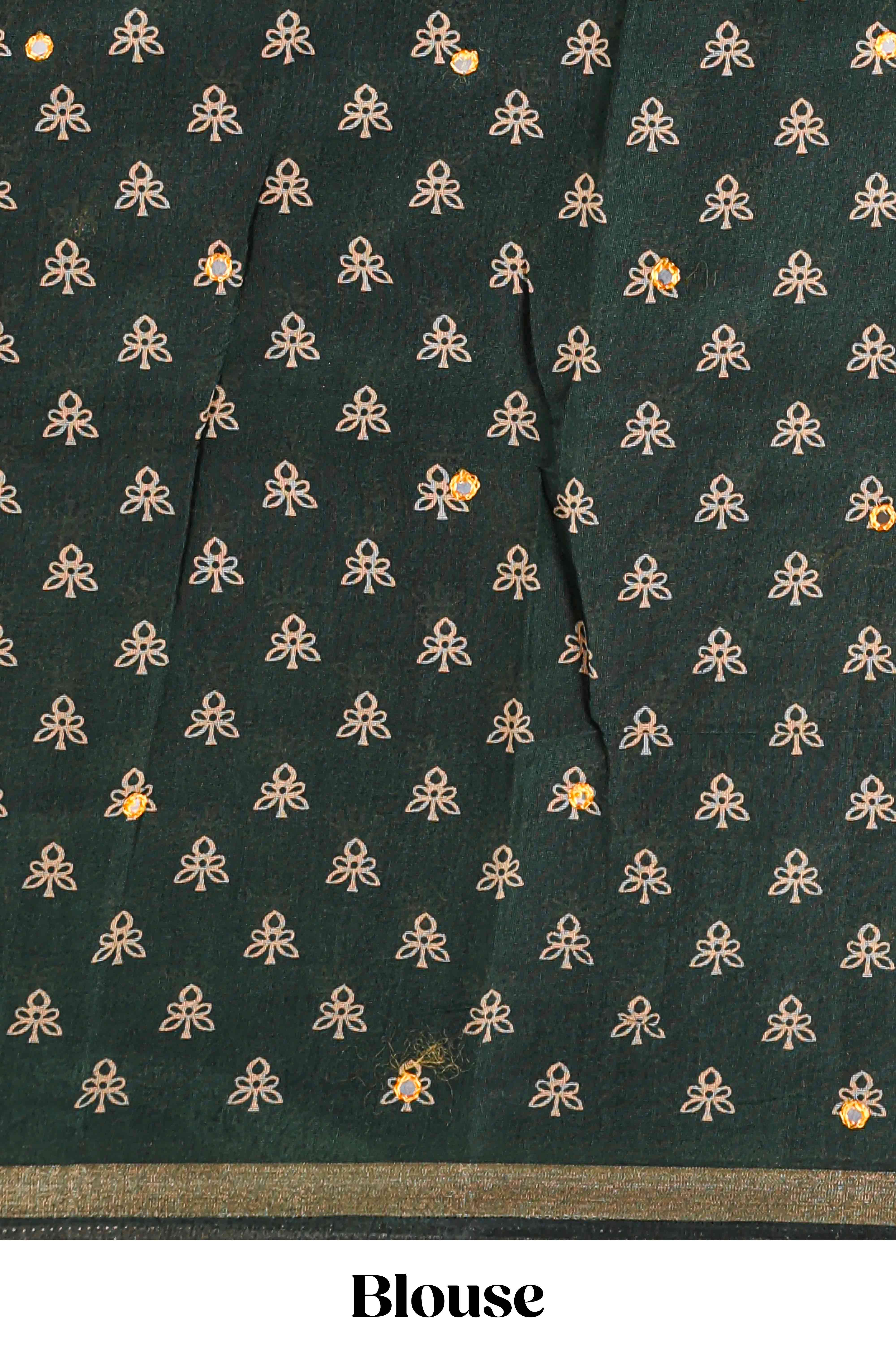 Mustard casual chanderi saree