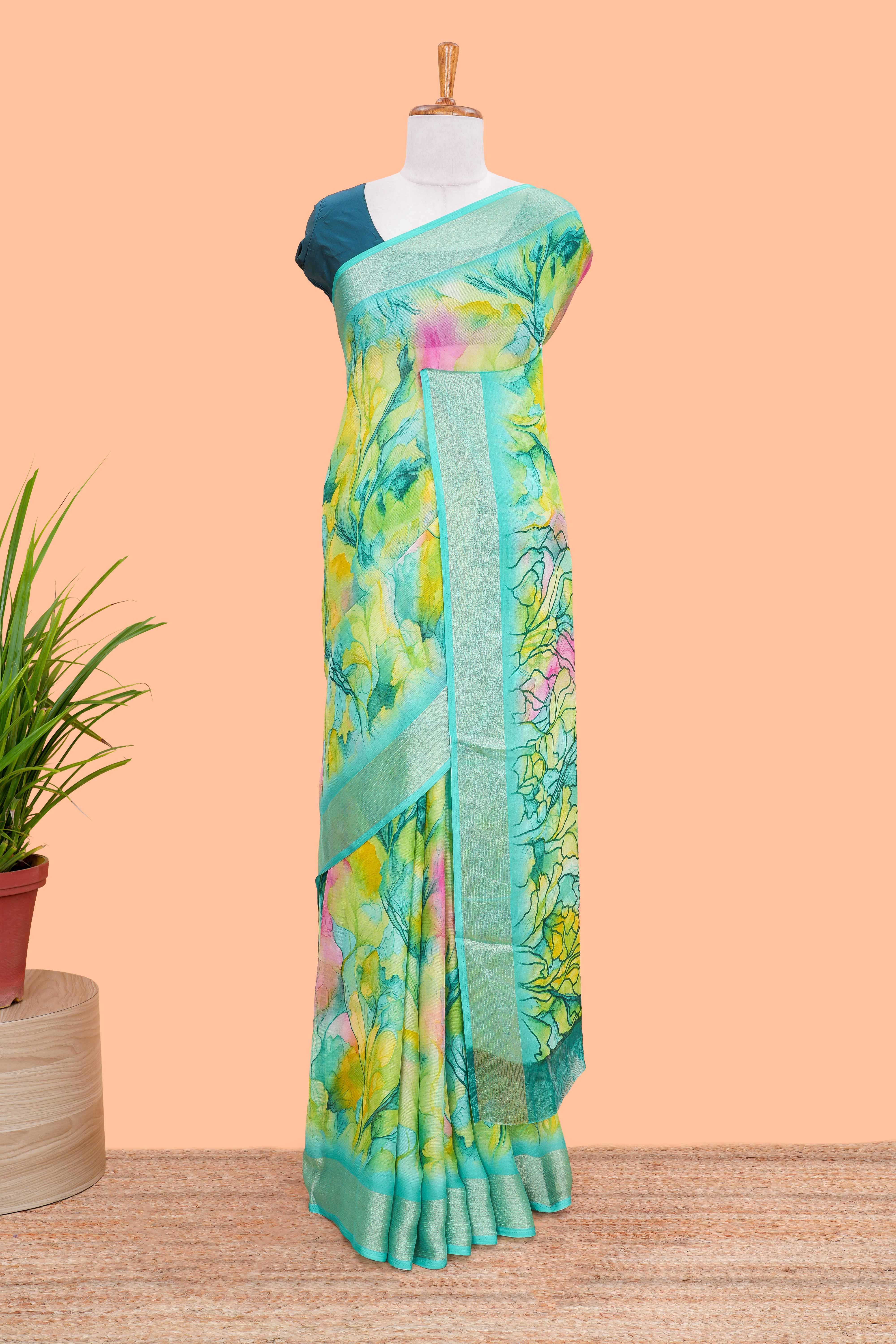 Nature inspired print accents
