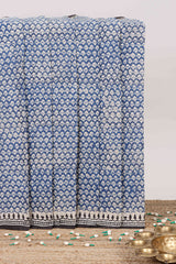 Off white cotton saree design