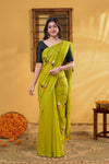 Olive green khadi cotton