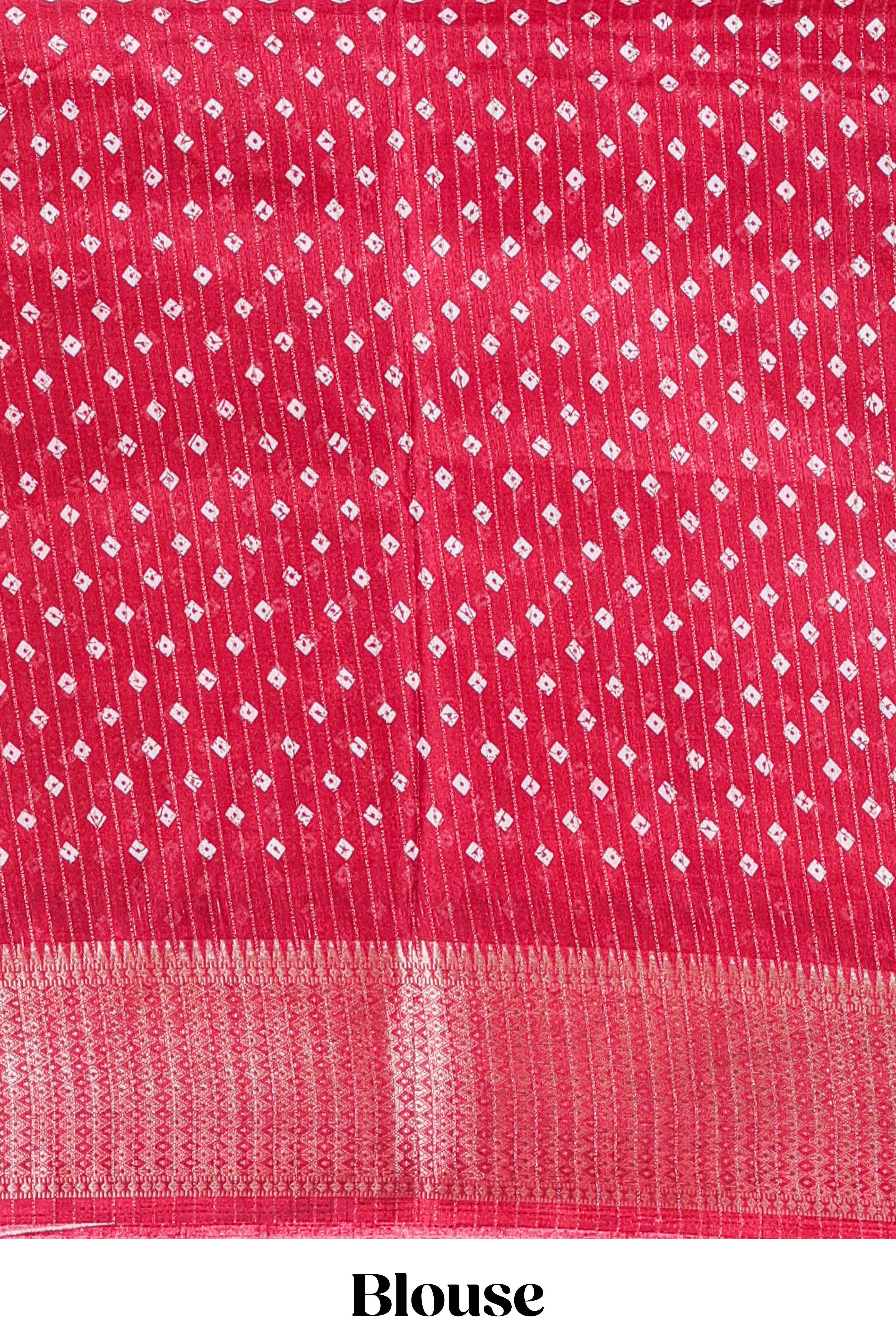 Orange dola festive saree
