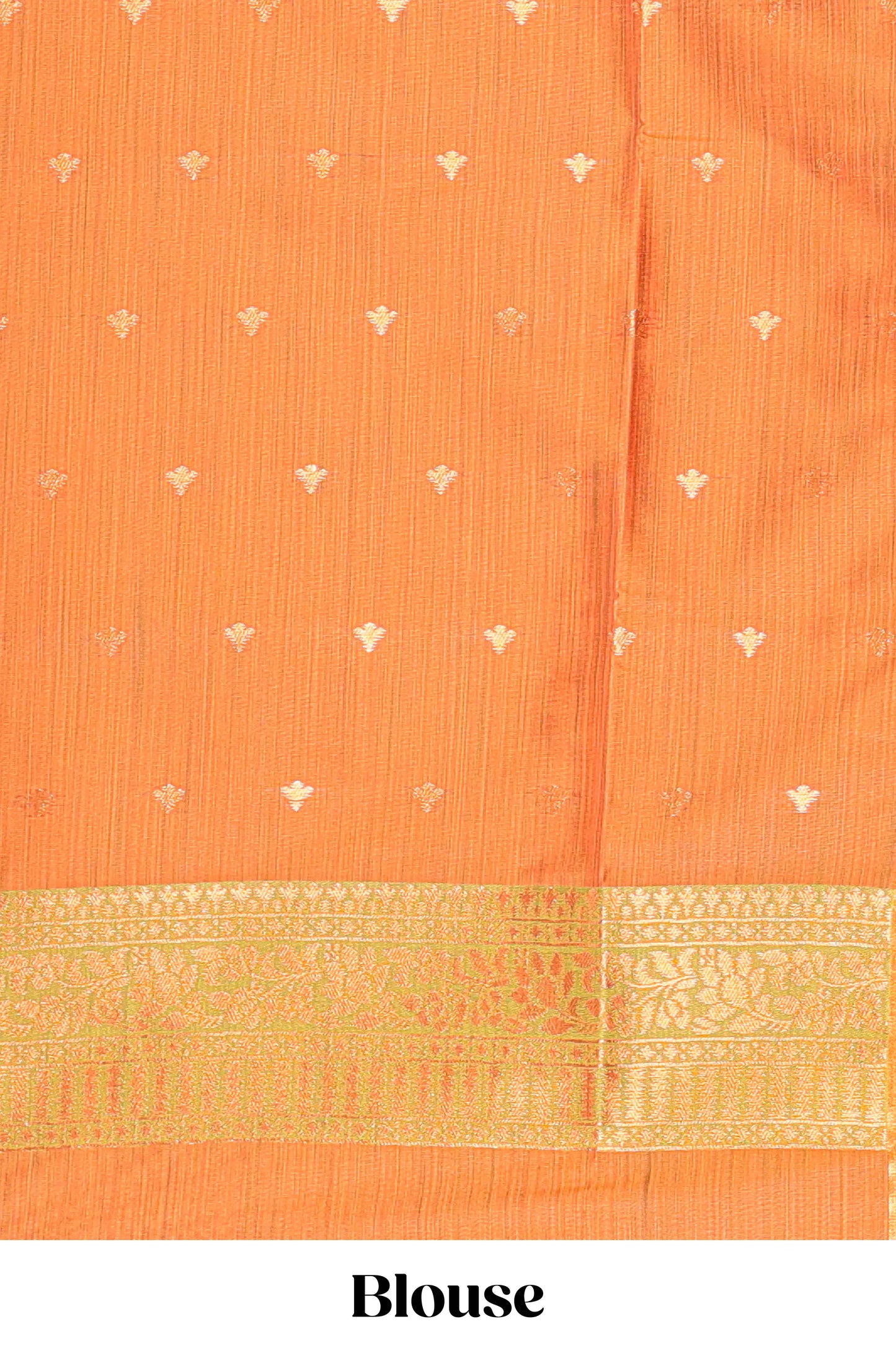 Orange semi soft silk occasion saree