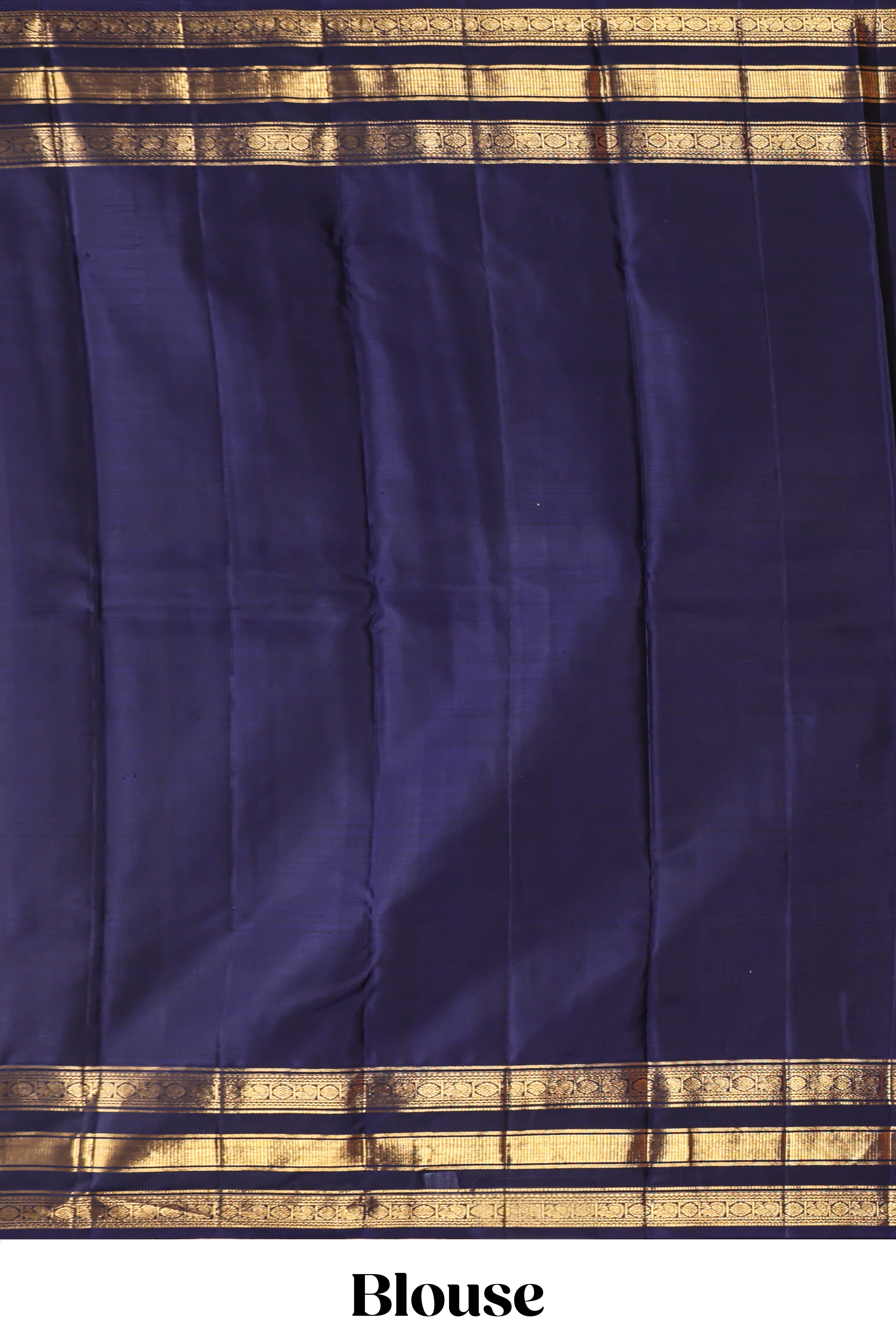 Green zari motifs parambariya pattu saree with contrast zari border and blouse