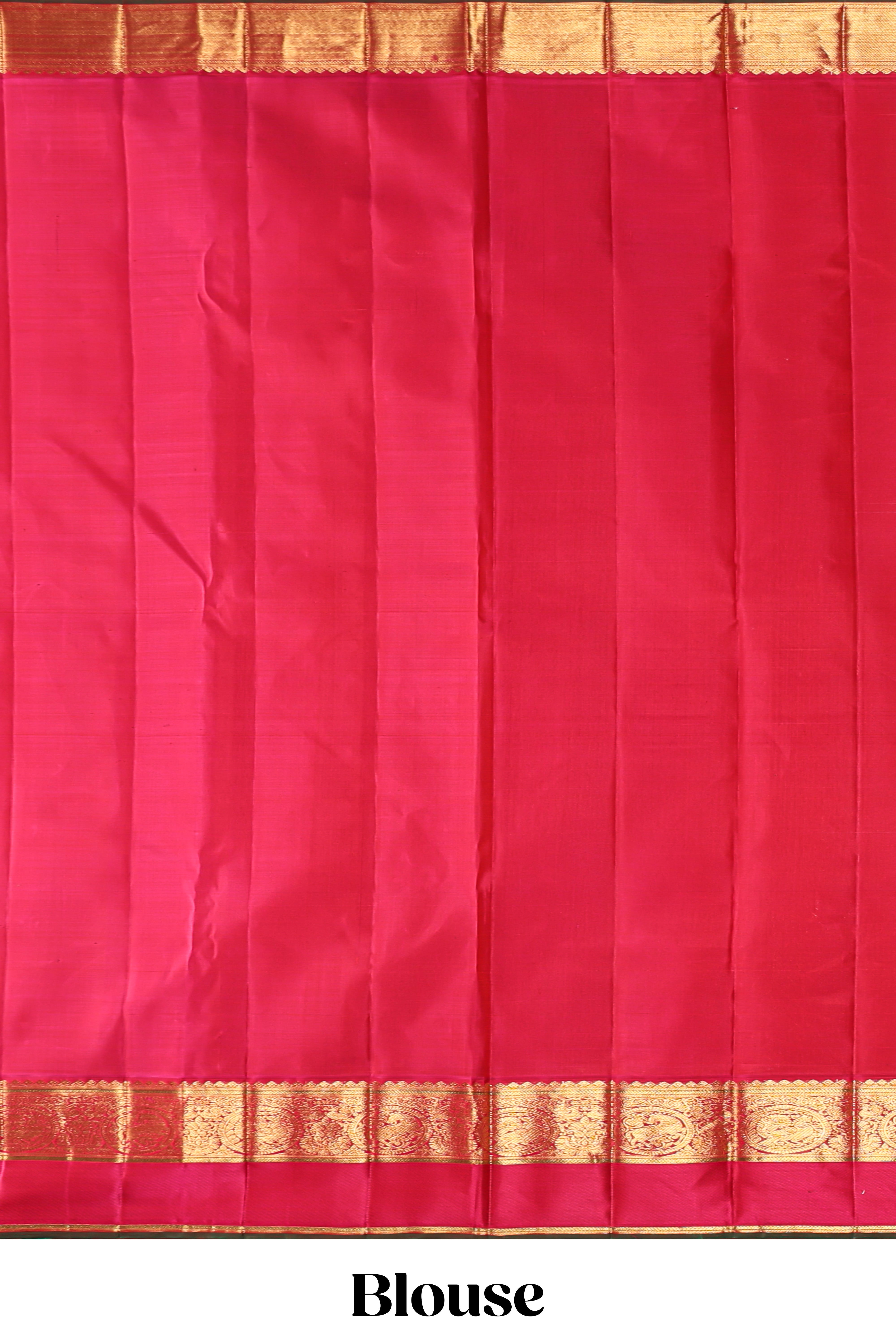 Beige zari motifs parambariya pattu saree with contrast zari border and blouse
