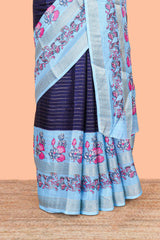 Pallu contrast accent