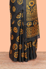 Pallu print highlight
