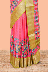 Pallu print styling