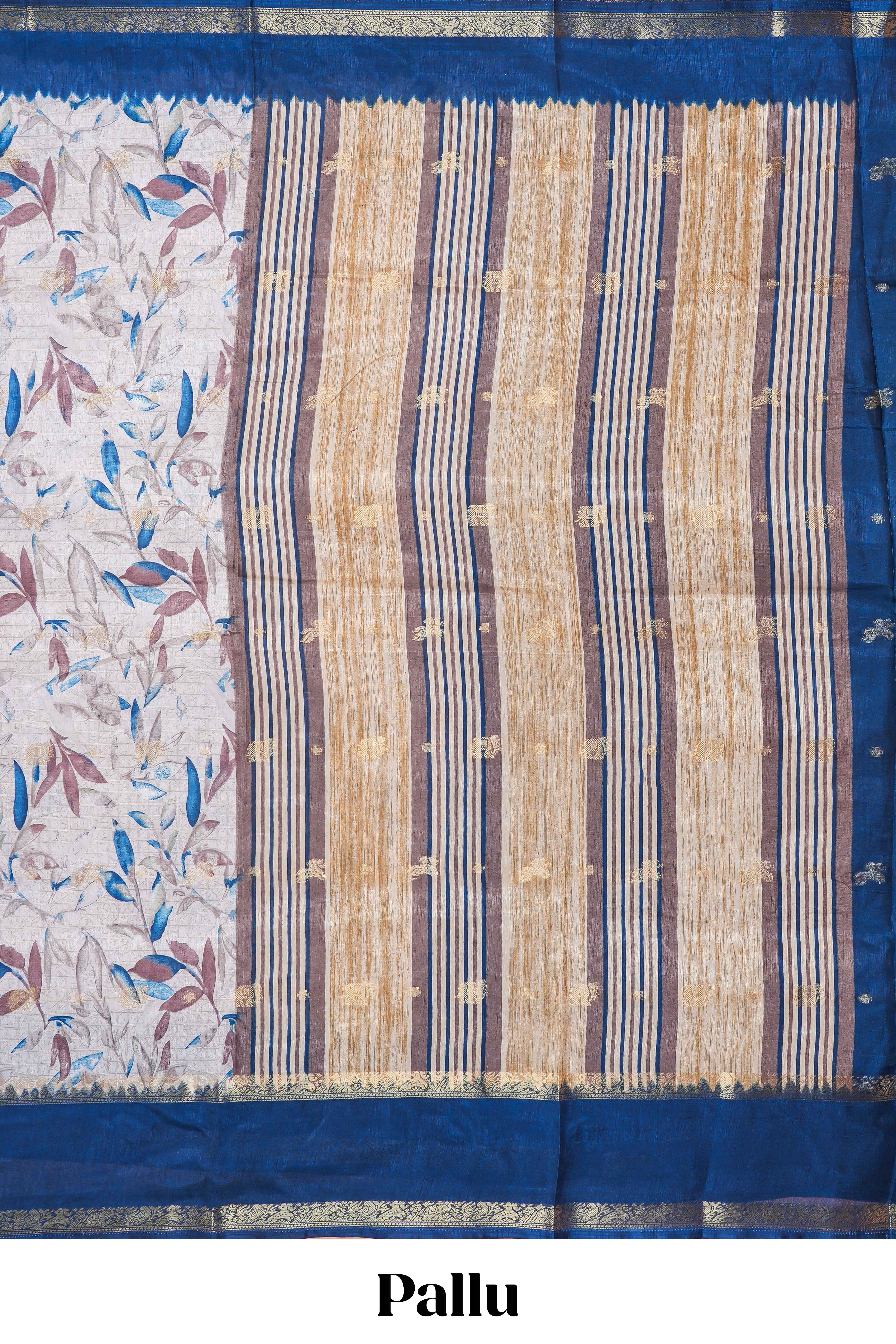 Pallu sandal stripe detailing