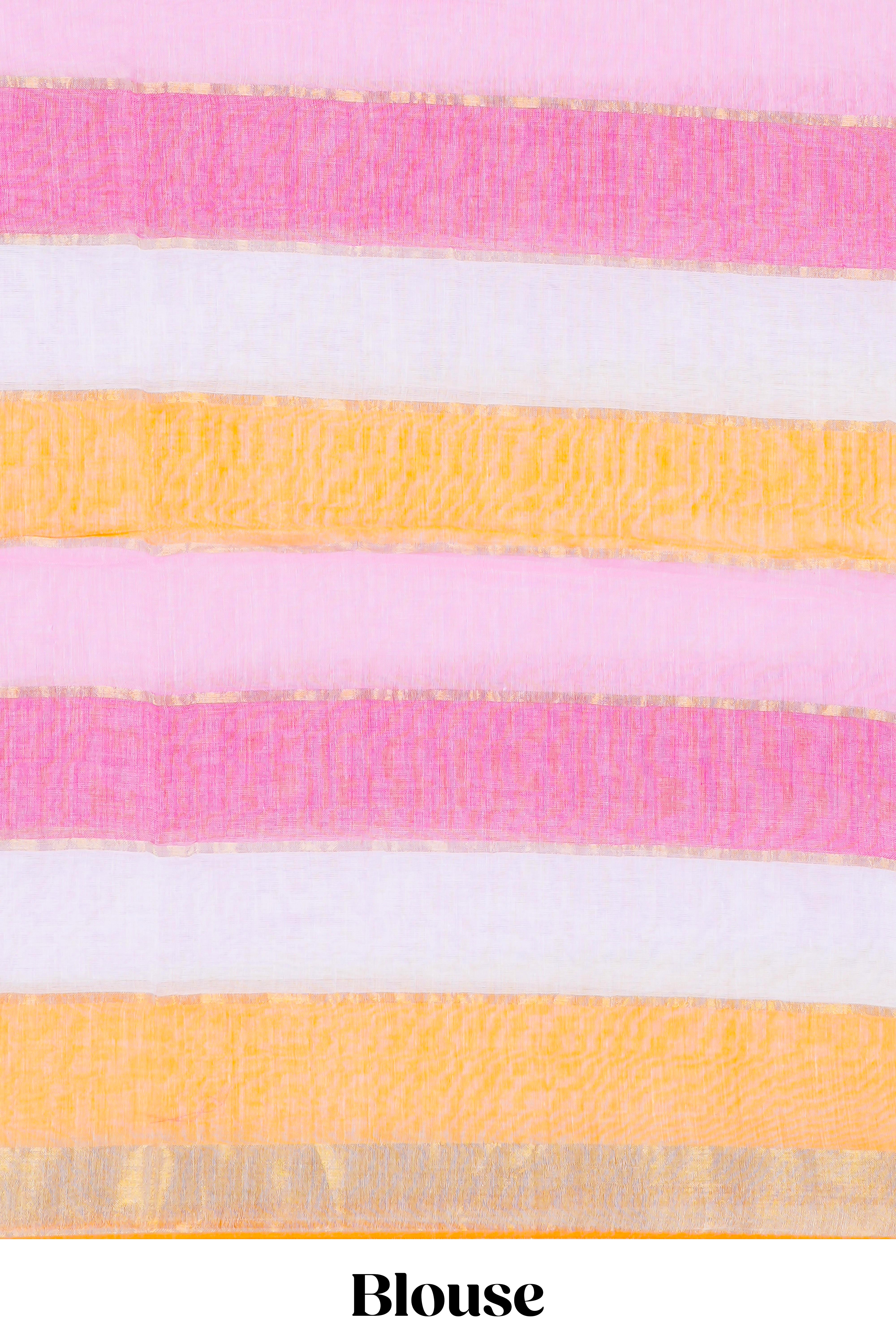 Pastel cotton handloom fabric
