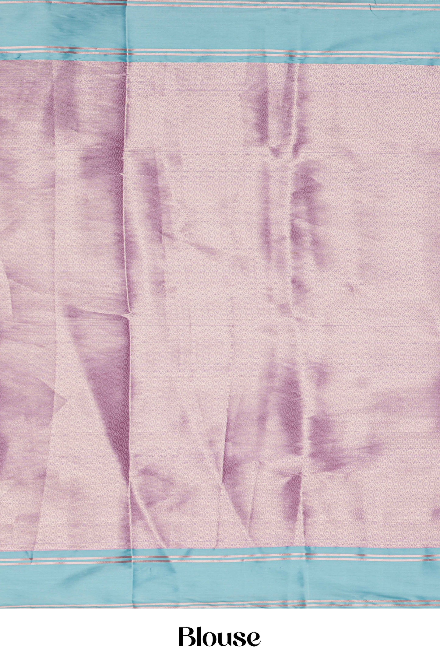 Pastel lavender woven saree with blouse