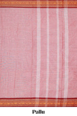 Peach chettinad cotton sarees