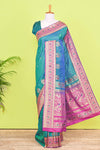 Peacock green art silk mayil butta saree
