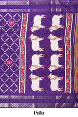 Pichwai style pallu