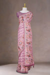 Pink Tussar Saree