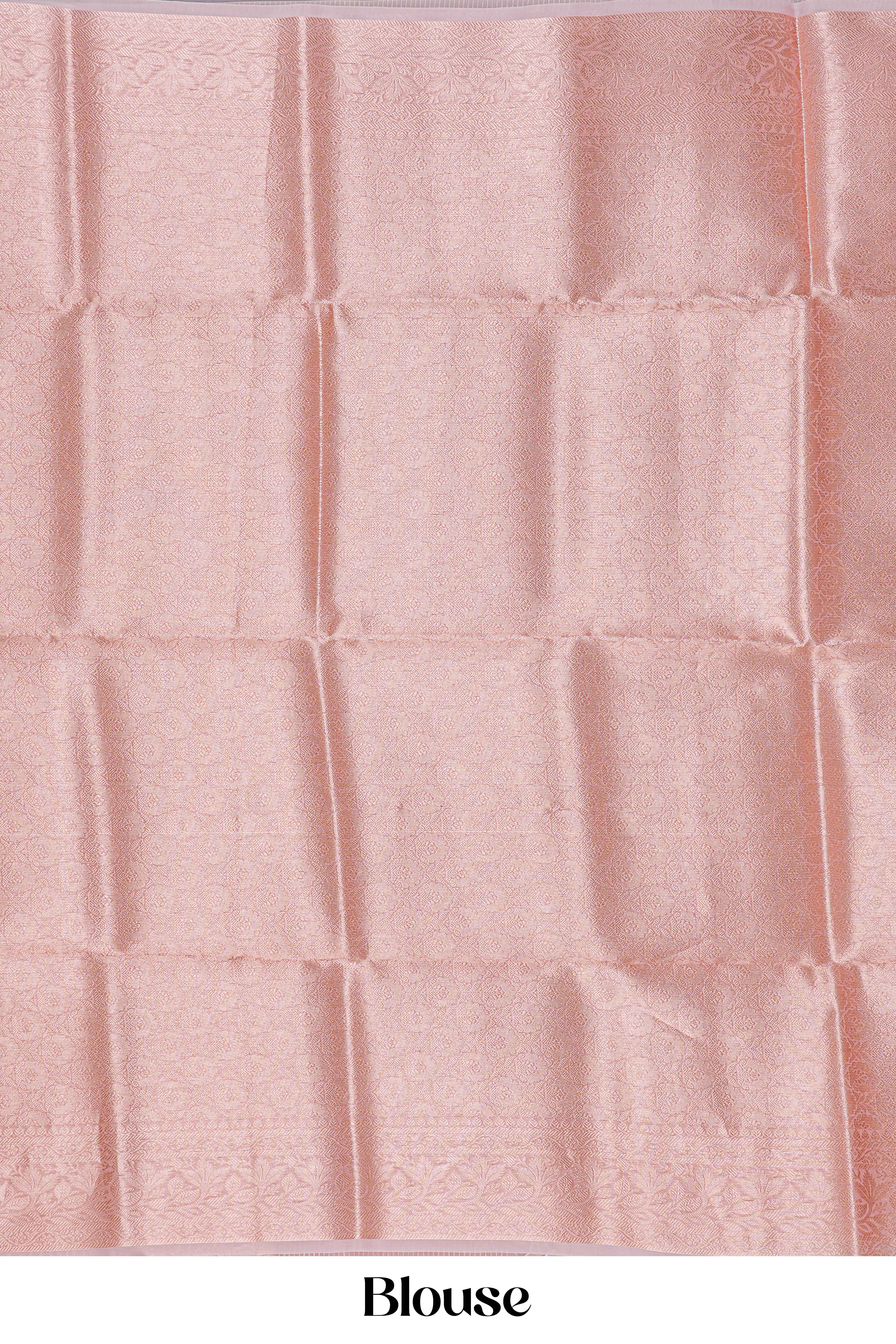 Pink blouse fabric with pleated texture
