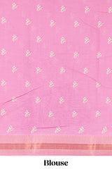 Pink casual Chirala cotton saree