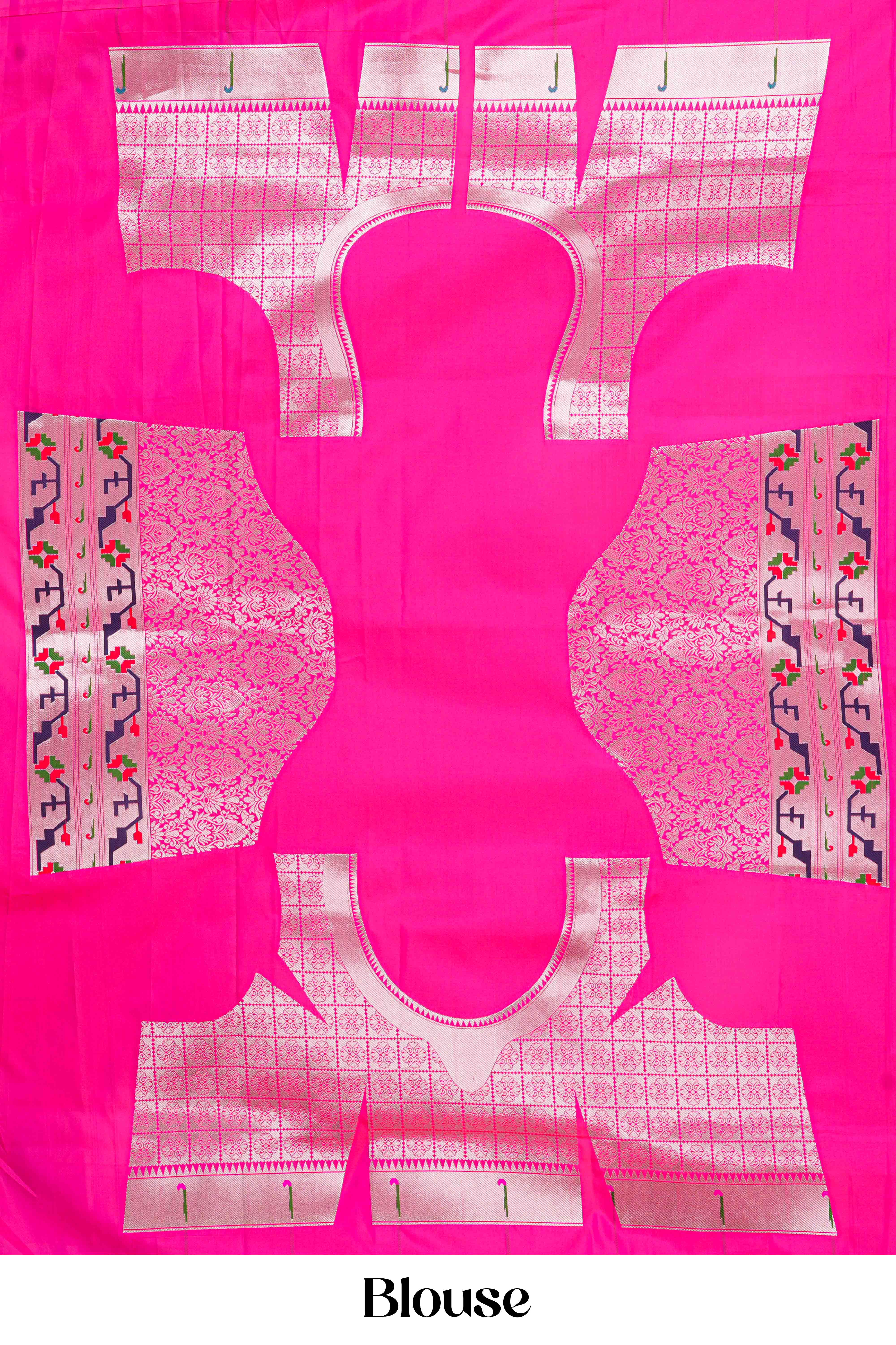 Pink elegant saree