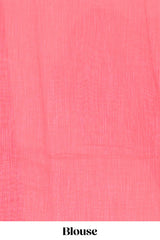 Pink festive linen cotton drape