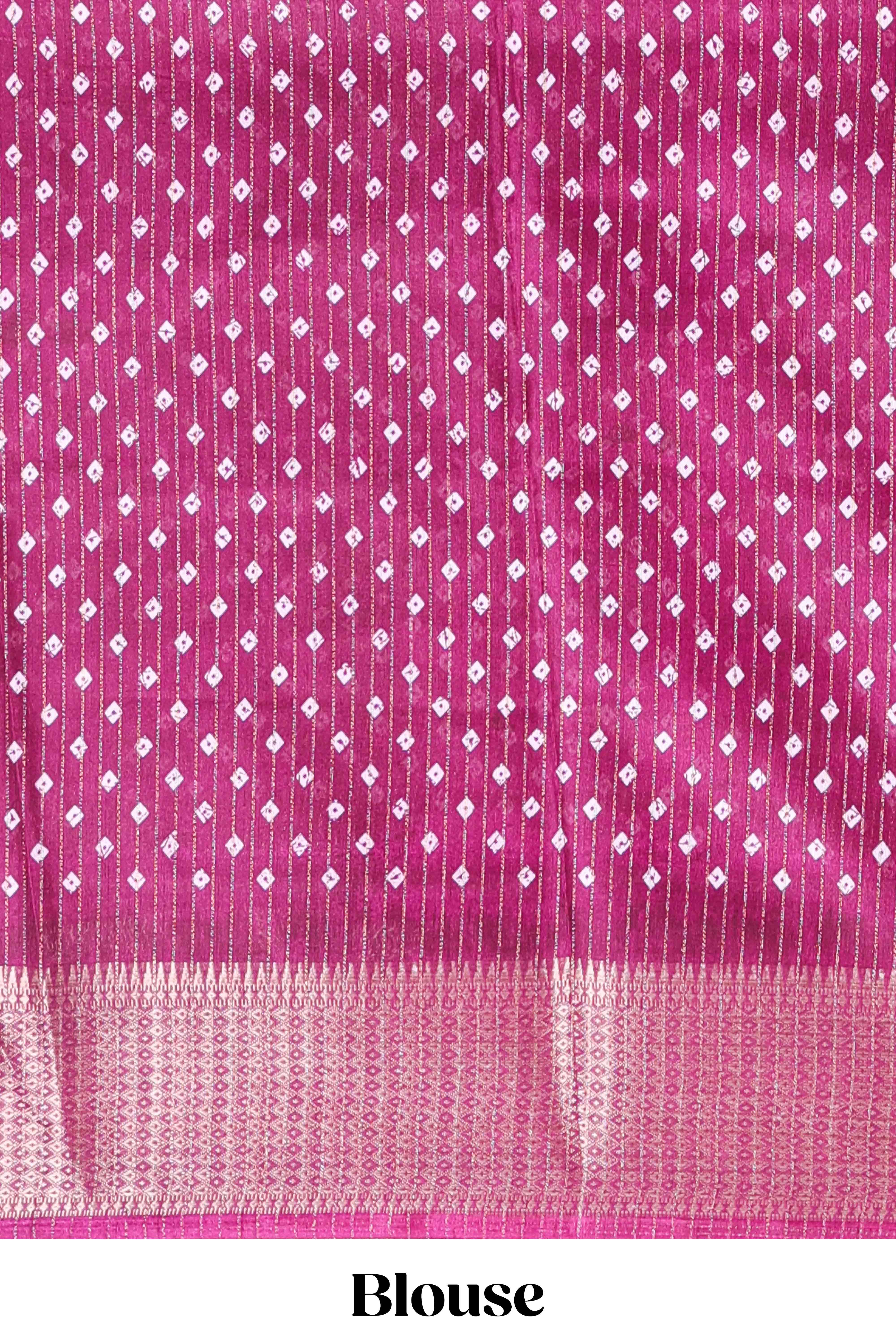 Pink festive silk