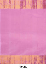 Pink festive silk saree