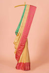 Pink pattu silk saree