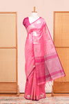 Pink tussar silk