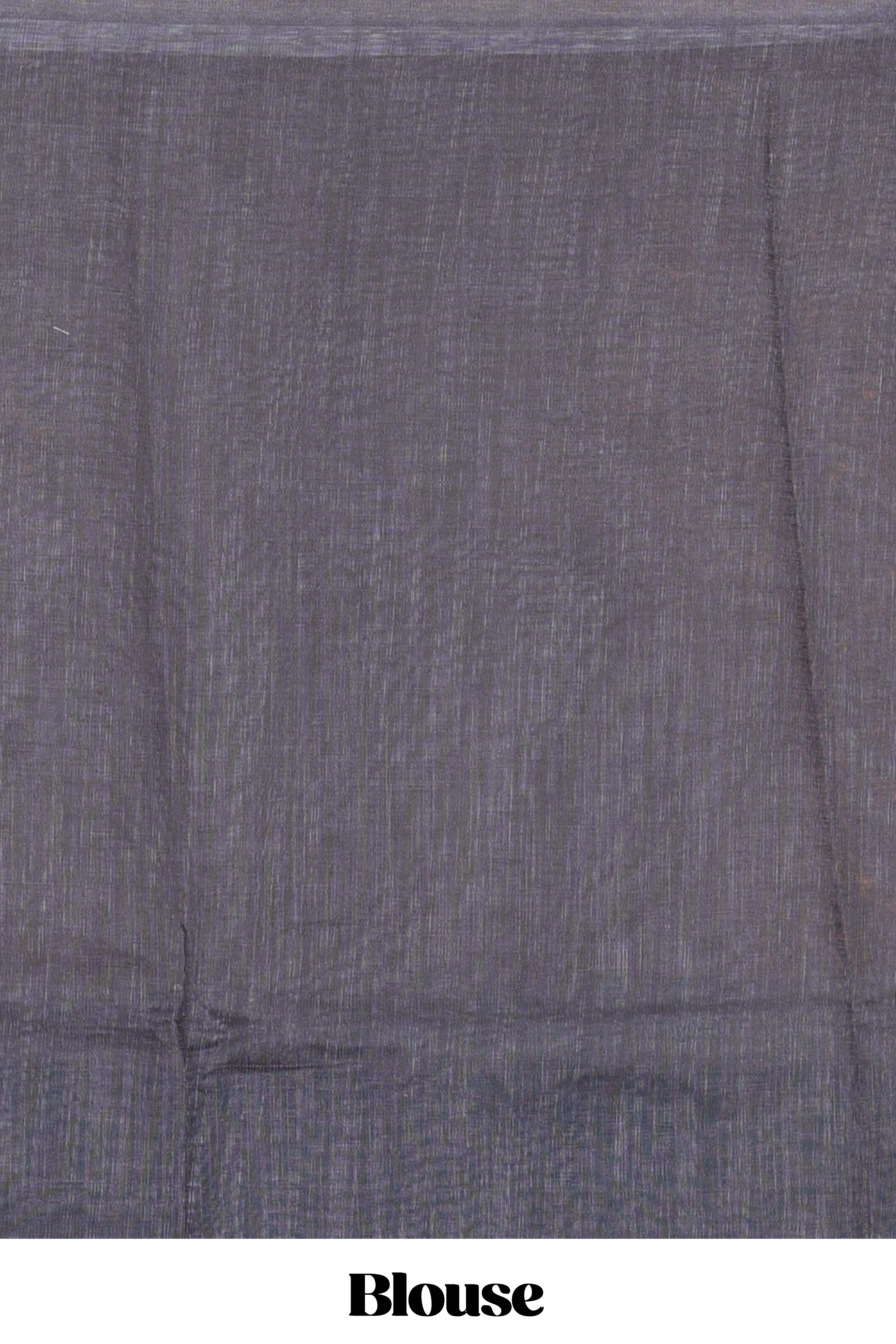 Pink violet soft linen saree