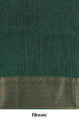 Printed Banarasi silk