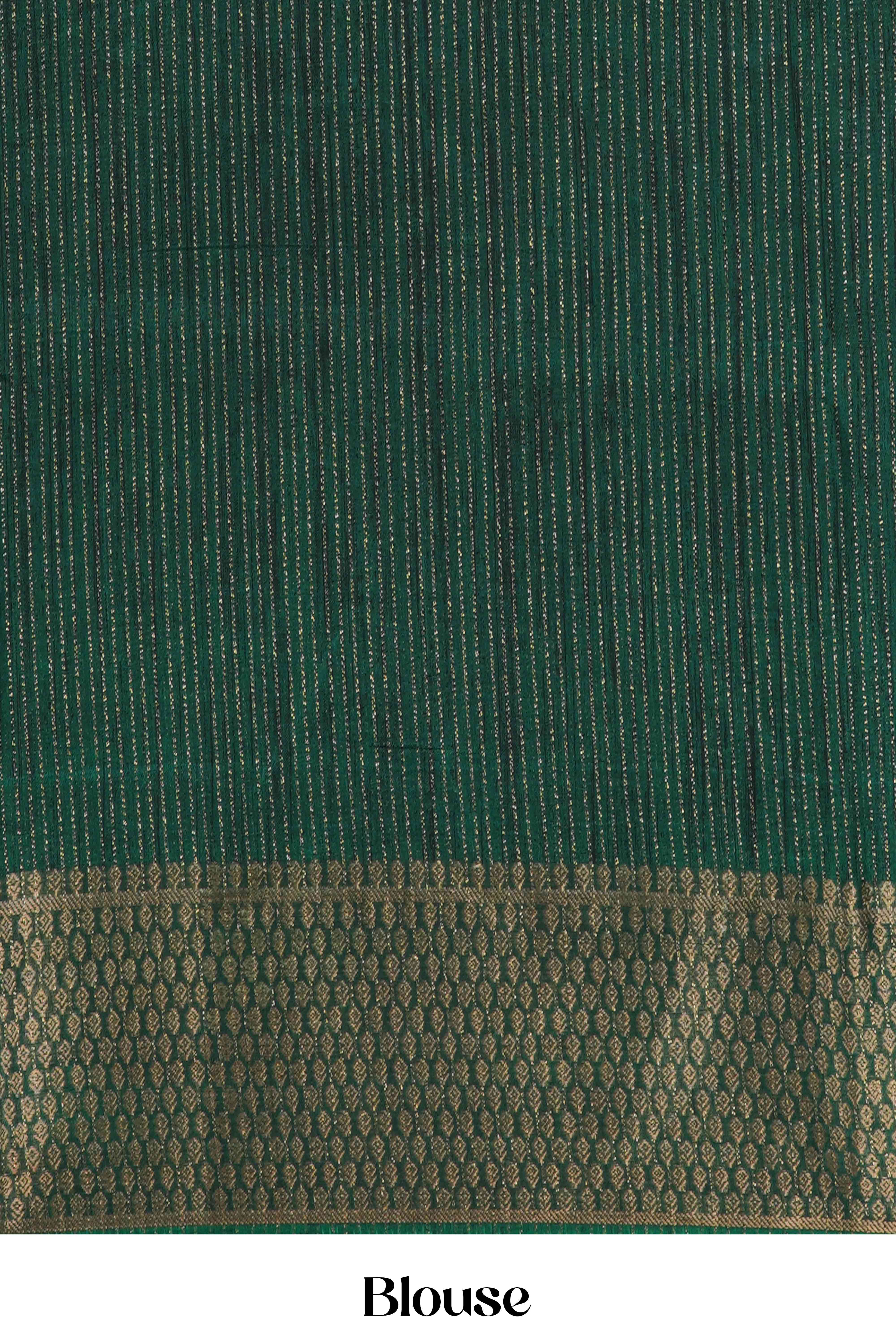 Printed Banarasi silk