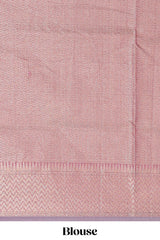 Purple casual Kota cotton saree