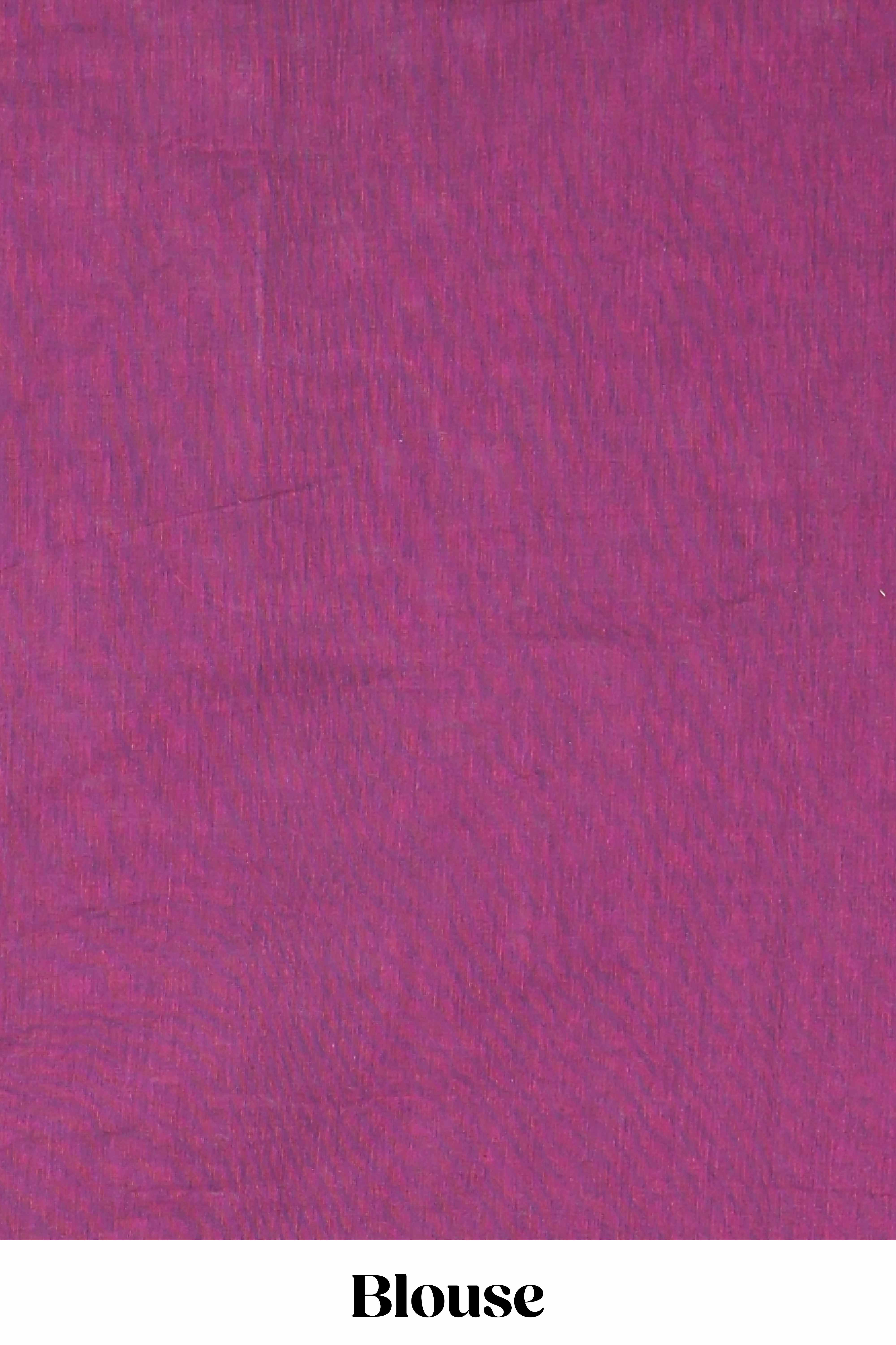 Purple casual kanchi cotton saree