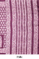 Purple elegant linen drape