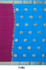 Purple wedding silk